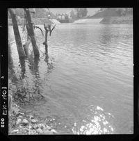 [Bocatoma ubicada en el desagüe de la laguna Pullinque]