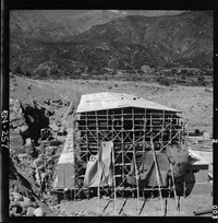 [Obras de construcción de la casa de máquinas de la Central]