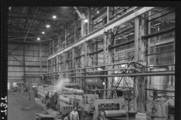 [Vista de las instalaciones para el proceso de laminación en la Acería]