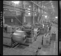 [Vista de las instalaciones para el proceso de laminación en la Acería]