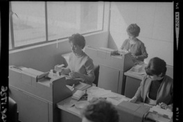 [Trabajando en la oficina de las instalaciones de CAP]