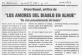 Los amores del diablo en Alhué  [artículo].