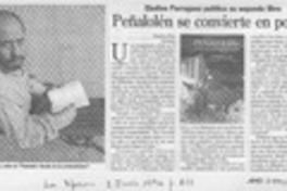 Peñalolén se convierte en poesía  [artículo] Ximena Poo.