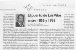 El puerto de Los Vilos entre 1855 y 1955  [artículo] Sergio Martínez Baeza.