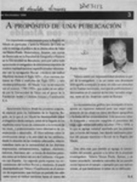 A propósito de una publicación  [artículo] E. J.
