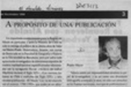 A propósito de una publicación  [artículo] E. J.