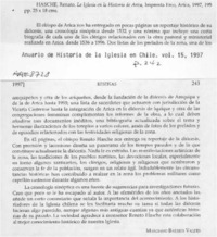 La iglesia en la historia de Arica  [artículo] Marciano Barrios Valdés.