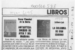 Libros  [artículo] H. V. M.