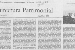 Arquitectura patrimonial