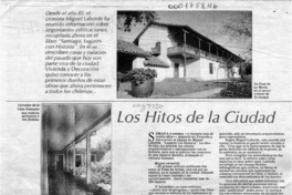 Los hitos de la ciudad  [artículo] Gloria Mulet M.