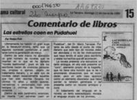 Las estrellas caen en Pudahuel  [artículo] Nadya Rojo.