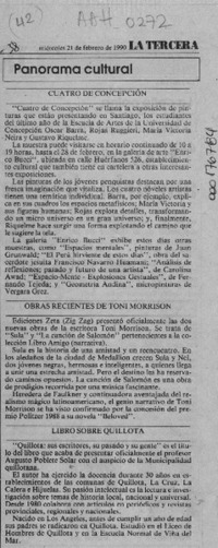 Libro sobre Quillota  [artículo].