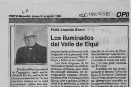 Los iluminados del valle de Elqui  [artículo] Fidel Araneda Bravo.
