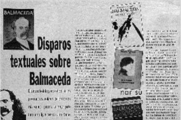 Disparos textuales sobre Balmaceda