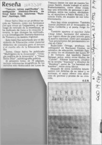 Reseña  [artículo] O. Z. S.