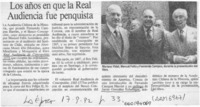 Los Años en que la Real Audiencia fue penquista  [artículo].