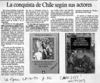 La Conquista de Chile según sus actores  [artículo].