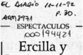 Ercilla y La Araucana  [artículo].