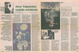 Amo Valparaíso cuanto encierras