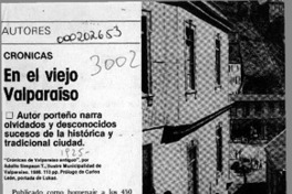 En el viejo Valparaíso  [artículo].
