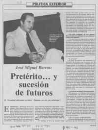 Pretérito -- y sucesión de futuros [entrevista]