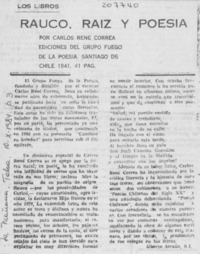 "Rauco, raíz y poesía"