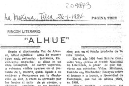 "Alhué"