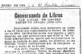 Conversando de libros