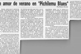 Un amor de verano en "Pichilemu blues"  [artículo] Horacio Oliveira.
