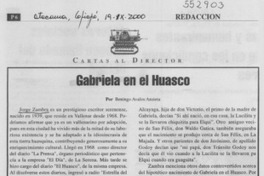 Gabriela en el Huasco