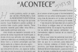 "Acontece"