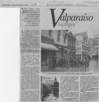 Valparaíso siempre  [artículo]