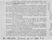 Gabriela Mistral en Antofagasta.  [artículo]