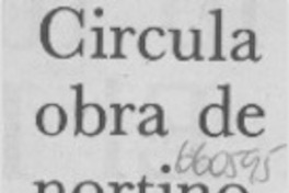 Circula obra de nortino.