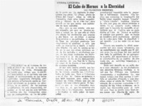 El cabo de hornos a la eternidad  [artículo] Apir.