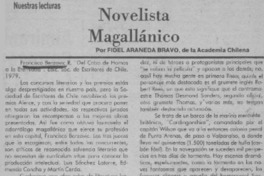 Novelista Magallánico  [artículo] Fidel Araneda Bravo.