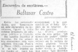 Baltasar Castro