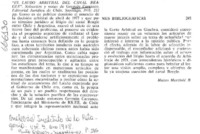 El laudo arbitral del canal Beagle"  [artículo] Mateo Martinic B.