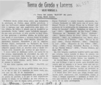 Tierra de greda y luceros