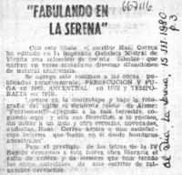 Fabulando La Serena.  [artículo]