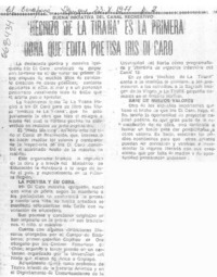 Hechizos de la Tirana", es la primera obra que edita poetisa Iris Di Caro.