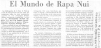 El Mundo de Rapa Nui.