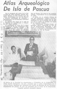 Atlas arqueológico de Isla de Pascua.