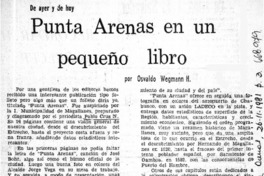 Punta Arenas en un pequeño libro