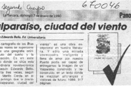 Valparaíso, ciudad del viento.