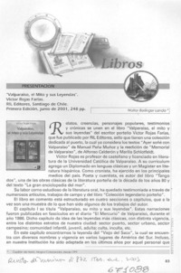 Valparaíso, el mito y sus leyendas