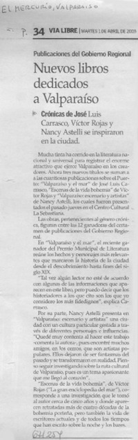 Nuevos libros dedicados a Valparaíso.