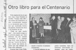 Otro libro para el centenario.