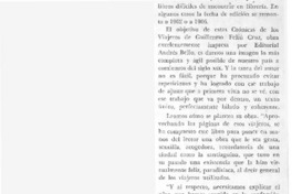 Santiago a comienzos del siglo XIX