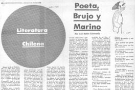 Poeta, brujo y marino